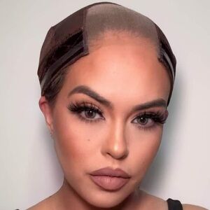 Wig Grip Cap Wide Lace Brown